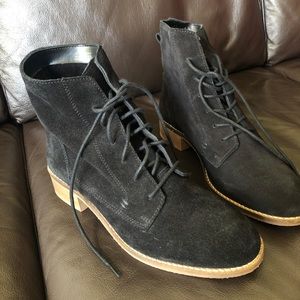 Le Chateau Suede Lace-Up Ankle Boot